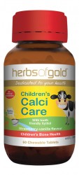 Children's Calci Care 60 Chewable Tabs Herbs of Gold