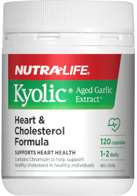 Kyolic® Aged Garlic Extract™ Heart & Cholesterol Formula  120 Caps Nutra-Life