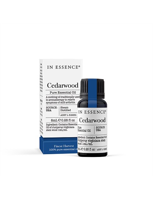 Cedarwood Pure Essential Oil 8ml In Essence