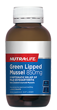 Green Lipped Mussel 850mg 90 Caps Nutra-Life
