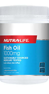 Fish Oil 1000mg 400 Caps Nutra-Life