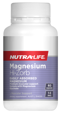 Magnesium Hi-Zorb 60 Caps Nutra-Life