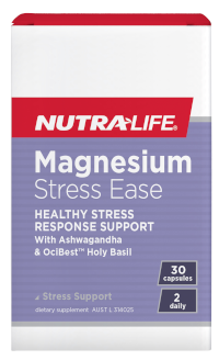 Magnesium Stress Ease 30 Caps Nutra-Life