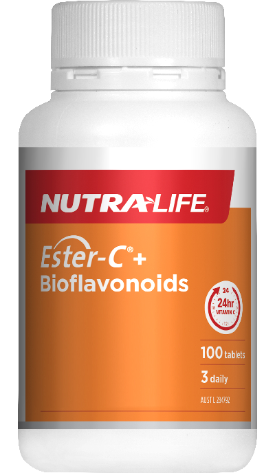 Ester-C+ Bioflavonoids 100 Tabs Nutra-Life