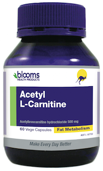 Acetyl L-Carnitine 500mg 60 caps Blooms