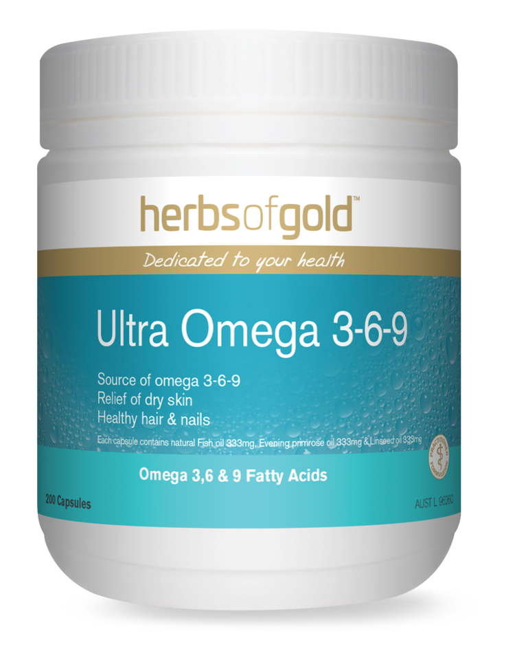 Ultra Omega 3-6-9 200 caps Herbs of Gold