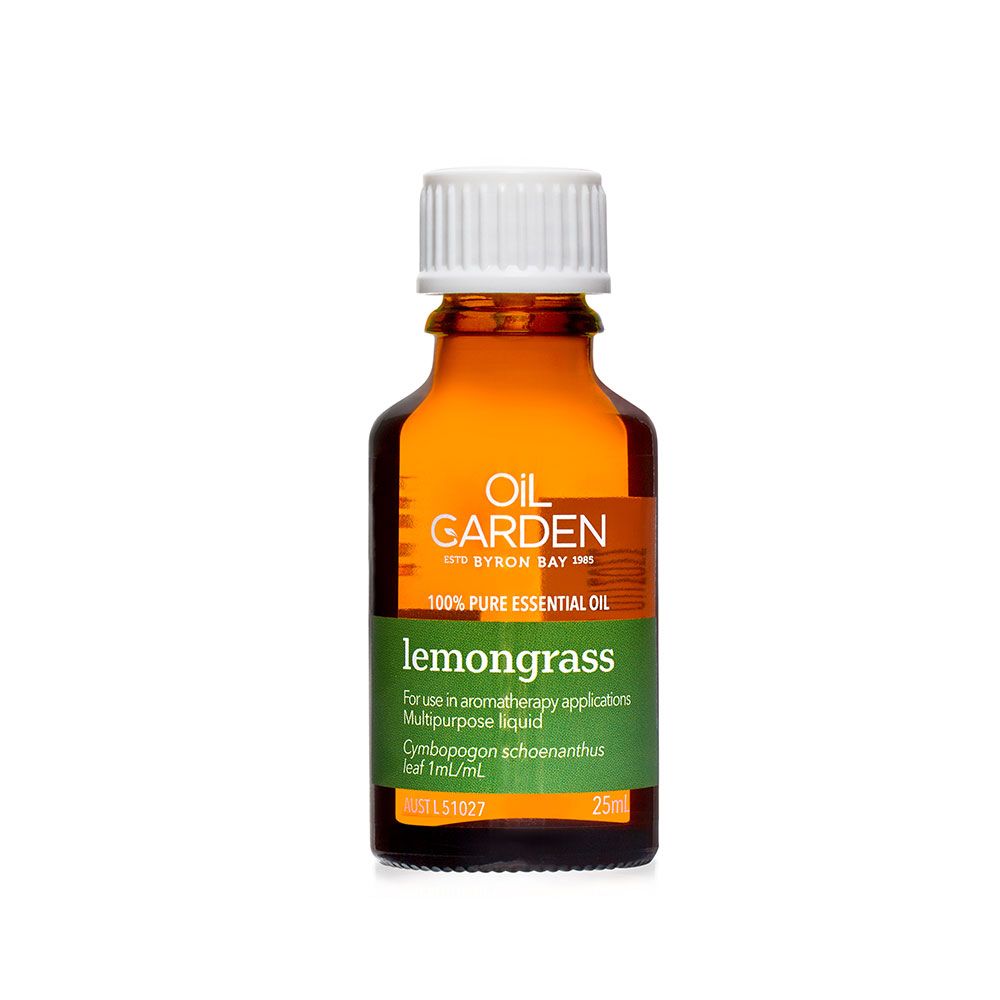 Lemongrass Pure Essential Oil 25mL Oil Garden 