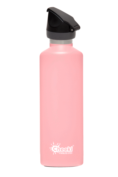 Insulated Active Bottle - Pink 600ml Cheeki