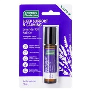 Sleep Support and Calming Lavender Oil Roll-On 9ml Thursday Plantation
