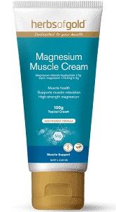 Magnesium Muscle Cream 100g Herbs of Gold