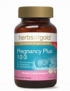 Pregnancy Plus 1-2-3 60 Tabs Herbs of Gold