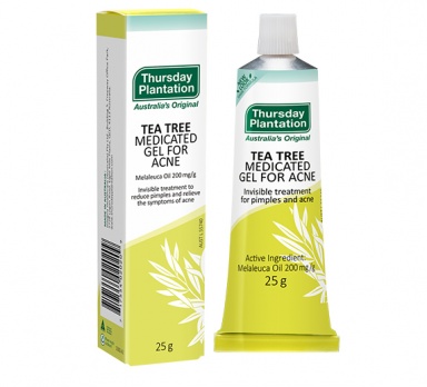 Tea Tree Medicated Gel for Acne 25g Thursday Plantation
