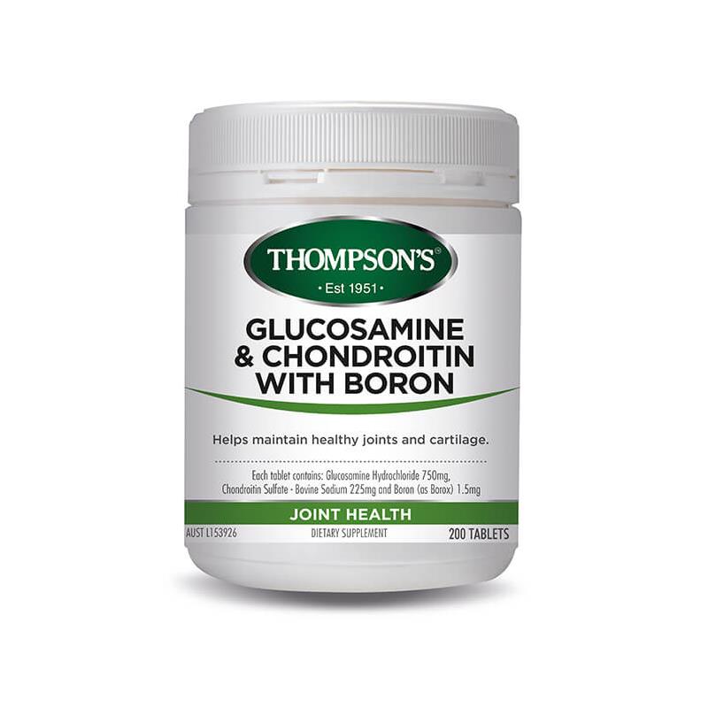 Glucosamine Chondroitin with Boron 200 Tabs Thompson's