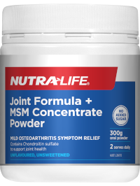 Joint Formula + MSM Concentrate Powder 300g Nutra-Life