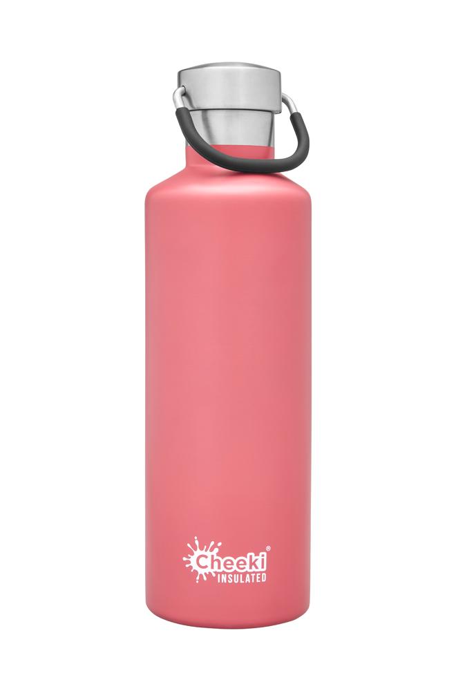 Classic Insulated Bottle - Dusty Pink 600ml Cheeki