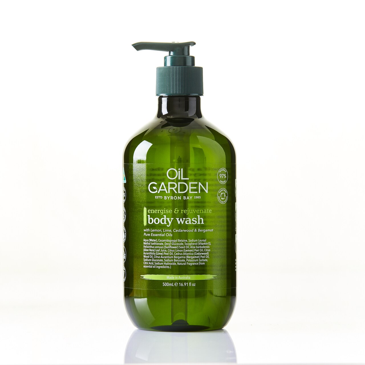 Body Wash Energise & Rejuvenate 500ml Oil Garden