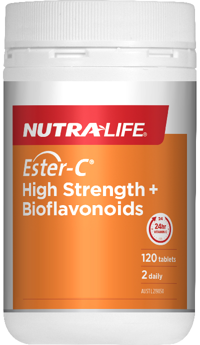 Ester-C® High Strength + Bioflavonoids 120 Tabs Nutra-Life 