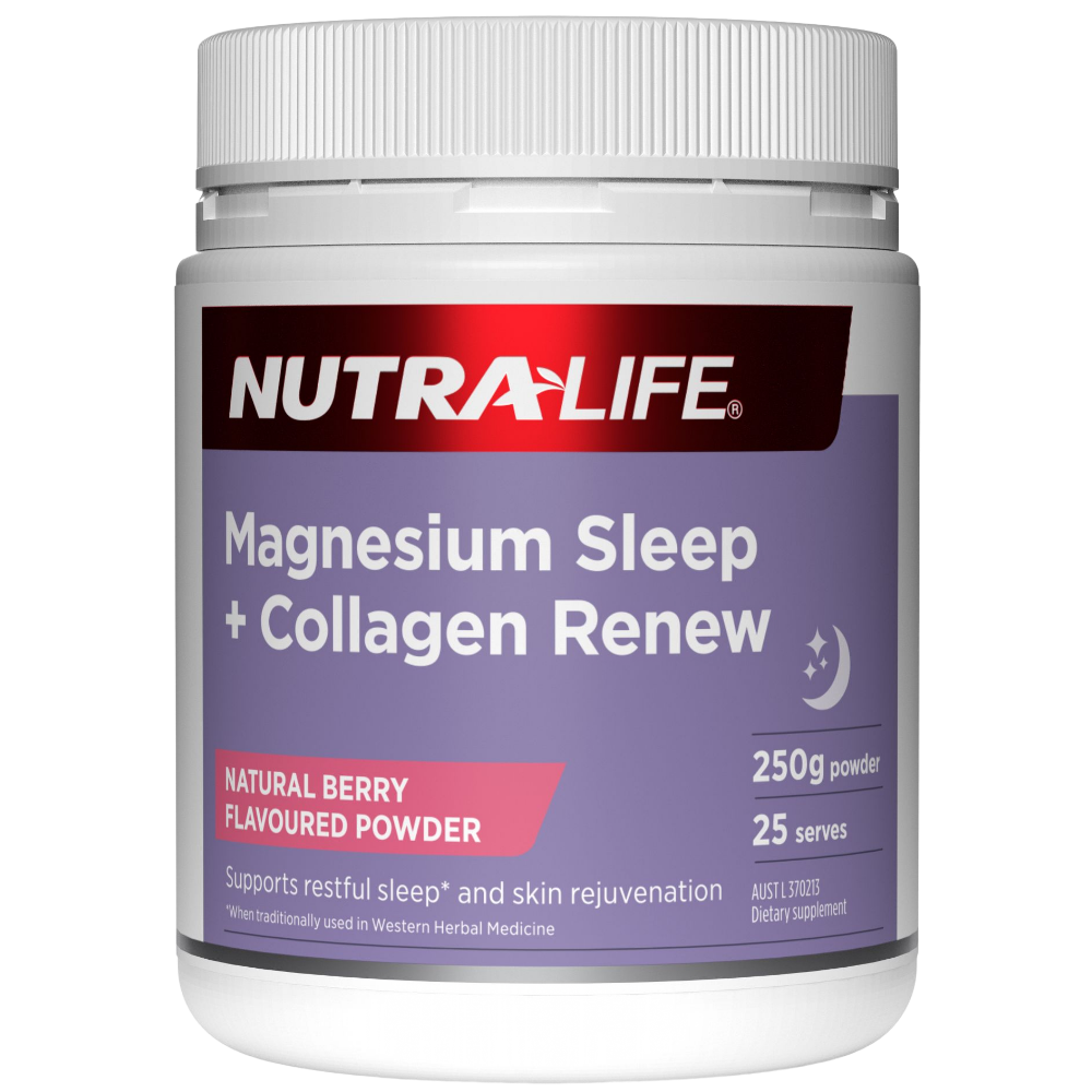 Magnesium Sleep + Collagen Renew 250g Powder Nutra-Life