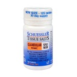 Kali Mur - Glandular Tonic 125 Tabs Schuessler Tissue Salts