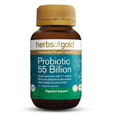  Probiotic 55 Billion 60 Caps Herbs of Gold 