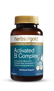 Activated B Complex 60 Caps Herbs of Gold