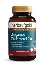 Bergamot Cholesterol Care 60 Tabs Herbs of Gold