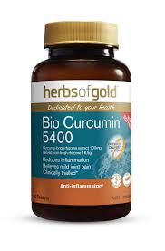 Bio Curcumin 5400 60 Tabs Herbs of Gold