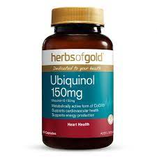 Ubiquinol 150mg 60 Caps Herbs of Gold