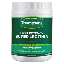 High Potency Super Lecithin 200 Capsules Thompson's 