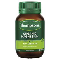 Organic Magnesium 50 Tabs Thompson's