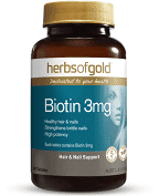 Biotin 3mg 60 Tabs Herbs of Gold