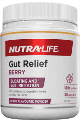 Gut Relief 180g Berry Flavour Nutra-Life