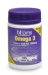 Omega 3 Natural Fish Oil 100 Caps Blooms