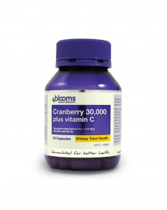 Cranberry 30,000 plus vitamin C 30 Caps Blooms