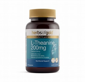L-Theanine 200mg 30 caps Herbs Of Gold