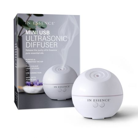 White USB Ultrasonic Diffuser In Essence