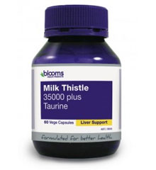 Milk Thistle 35000 Plus Taurine 60 Vege Caps Blooms