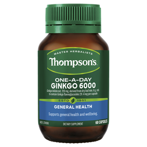 Ginkgo 6000mg Caps Thompson's