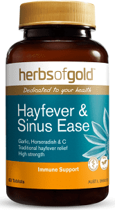 Hayfever & Sinus Ease 60 Tabs Herbs of Gold