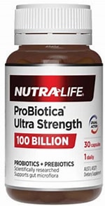 ProBiotica Ultra Strength 30 Caps Nutra-Life