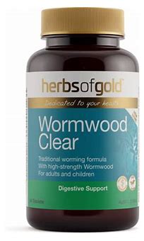 Wormwood Clear 84 Tabs Herbs of Gold