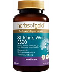 St John's Wort 3600mg 60 Tabs Herbs of Gold