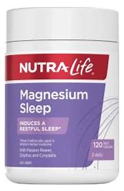 Magnesium Sleep 120 Caps Nutra-Life