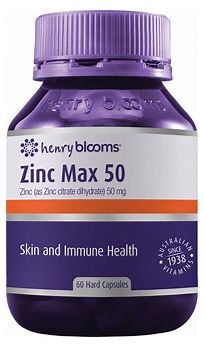 Zinc Max 50 90 Caps Blooms 