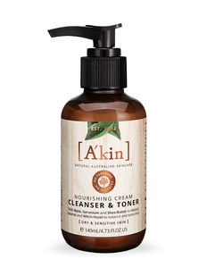 Nourishing Cream Cleanser & Toner 140ml A'kin