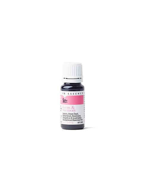 ie: Focus & Memory Essential Oil Blend 10mL in essence