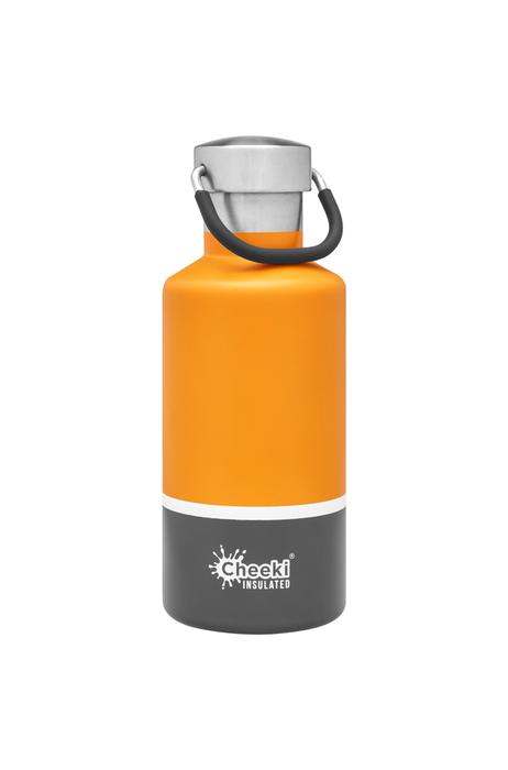 Classic Insulated Bottle - Sunshine Grey 400ml Cheeki