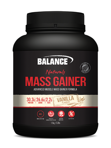 Naturals Mass Gainer Vanilla 1.5kg Balance