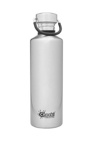 Classic Single Wall Bottle - Silver 750ml Cheeki
