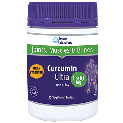 Curcumin Ultra 1300mg 30 Veg Caps Blooms